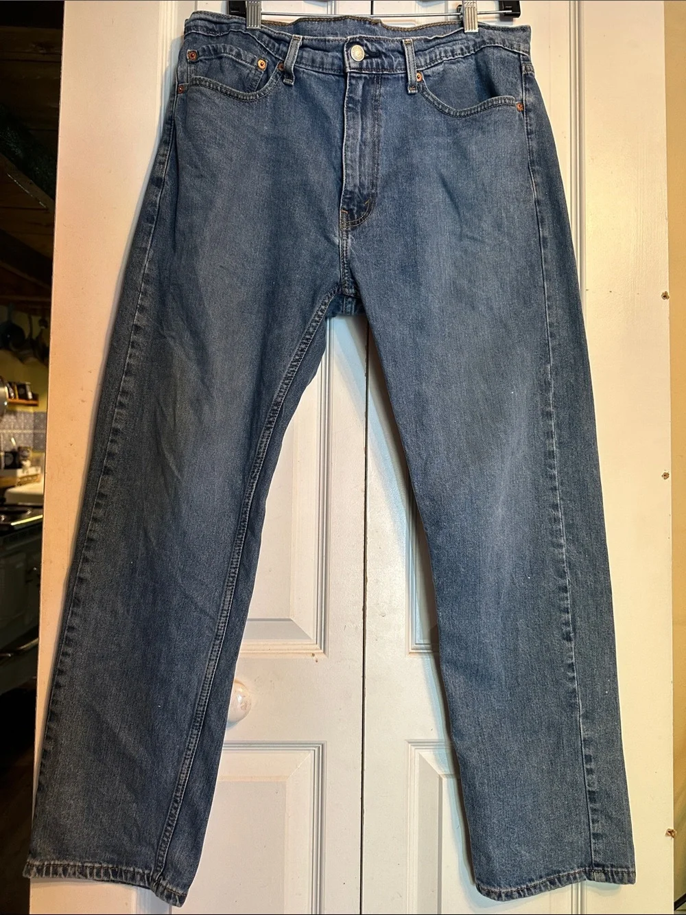 Levi's Men's Straight Medium Blue Denim Jeans